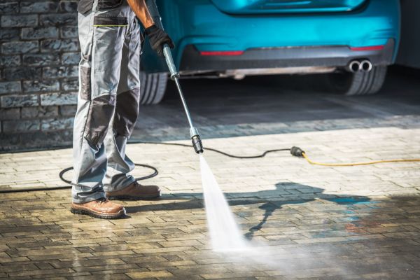 Driveway Pressure Washing in Terre Haute