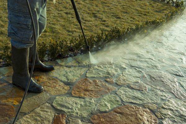 Stone Power Washing in Terre Haute