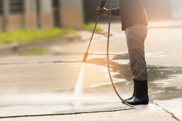 Residential Concrete Cleaning in Terre Haute