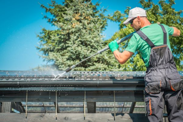 Gutter Power Washing in Terre Haute