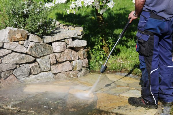 Stone Pressure Washing in Terre Haute