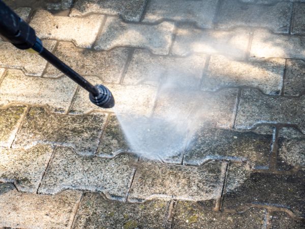 Paver Pressure Washing in Terre Haute