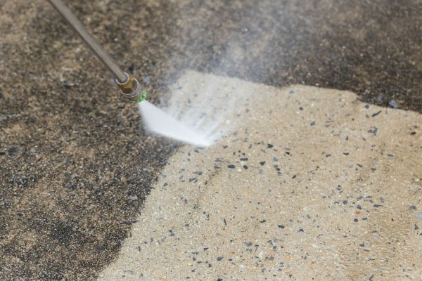 Deck Concrete Cleaning in Terre Haute