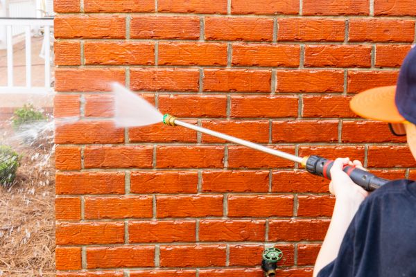 Wall Pressure Washing in Terre Haute