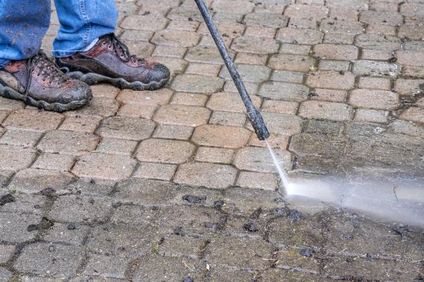 Stone Patio Cleaning in Terre Haute